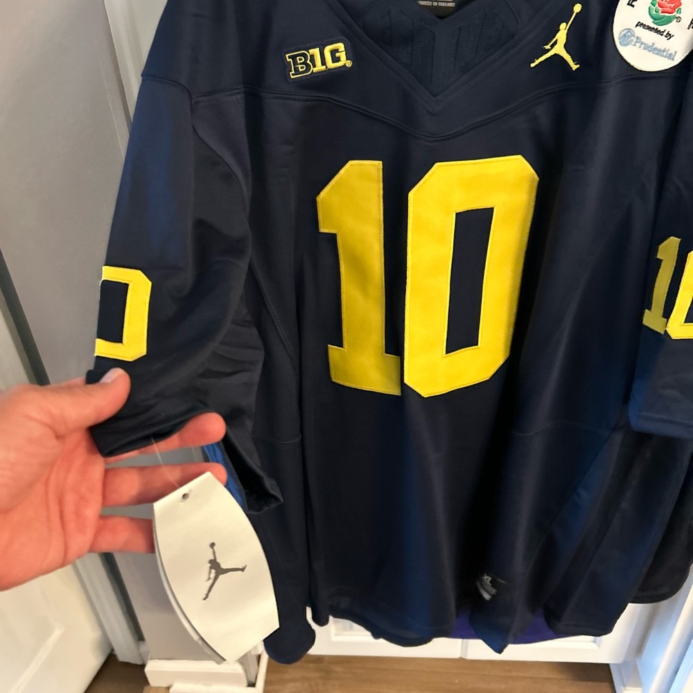 Tom Brady - University of Michigan - Rose Bowl Jersey.